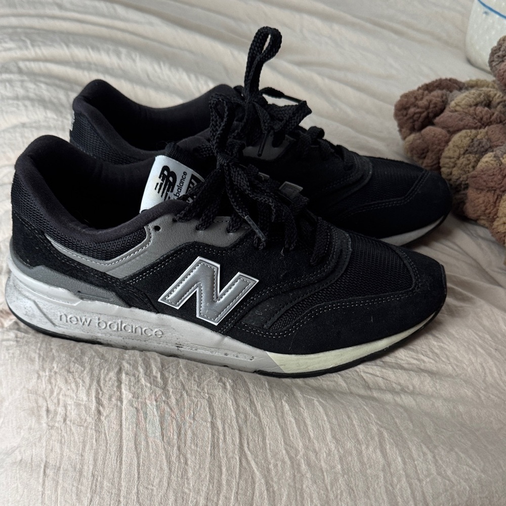 New Balance Black and Gray Athletic Sneakers